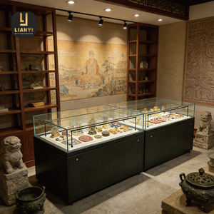 Vitrine LED de qualité muséale avec verre anti-UV à faible réflexion, verrou de sécurité, personnalisable pour le commerce de détail de luxe et l'ODM - Product Image 1