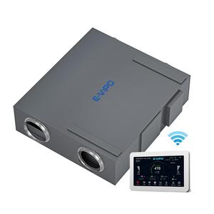 E-VIPO HVACシステム部品エネルギー熱回収換気ユニット天井再生器350m 3/h ERV換気システム - Product Image 6