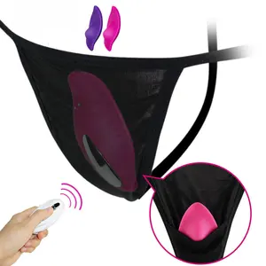 Pakaian dalam celana dalam wanita Vibrator dapat dipakai masturbasi mainan seks dewasa untuk wanita celana dalam bergetar