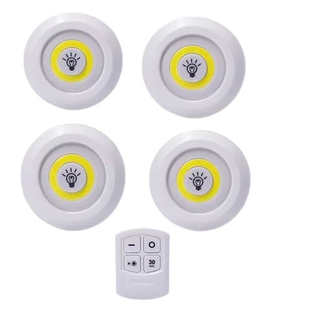 Pocket Mini Lamp 3in1 COB Remote Control Sensing Tapping Feeding Light Home Bedroom Wardrobe Cabinet Touch Night Light
