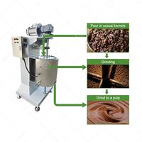 Grande machine à broyer le chocolat commerciale de 100 kg et 300 litres, moulin à billes pour le chocolat avec diagramme