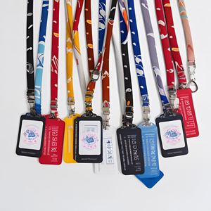 Cordón de Sublimación Personalizado con Logotipo Impreso a Color, Porta Tarjetas de Identificación, Correa para el Cuello, Porta Llaves con Cadena Retráctil, Bordado Resistente - Product Image 2