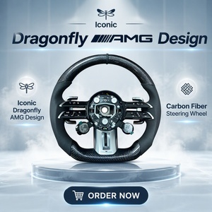 Volant en cuir AMG Dragonfly pour Mercedes W177 W205 W213 X247 X253, de l'ancien au nouveau modèle - Product Image 1