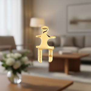 Orecchini a Cerchio Placcati Oro Meadkilda con Design Cartoon, Gioielli Unisex alla Moda in Lega Color Oro Bianco - Product Image 2