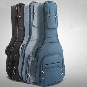 防水 ソフトケース ダブルショルダーストラップ パッド入り バイオリンケース ポーチ ギター バックパック 楽器バッグ - Product Image 2
