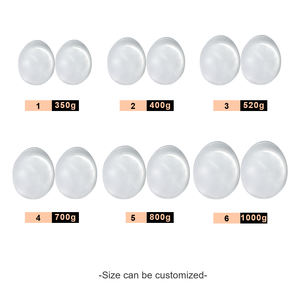 Prothèses mammaires en silicone transparentes réalistes ONEFENG FT, forme pleine en forme de larme, faux seins, design pour travestissement, certifiées CE - Product Image 5