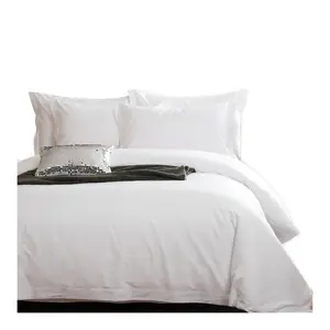 Hometekstil Percale düz beyaz % 100% pamuklu kumaş için otel yatak örtüsü şerit 1cm 2cm 3cm
