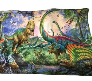 Super morbida <span class=keywords><strong>e</strong></span> calda coperta di dinosauro per i bambini a maglia con motivo a punti regalo perfetto per i ragazzi - Product Image 1