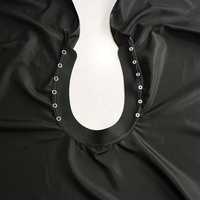 Capa de Peluquería para Salón con Logo Personalizado Bata Impermeable de Fábrica Diseño a Medida para Corte de Pelo de Barbero con Cuello de Silicona