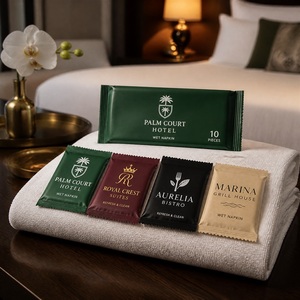 Lingettes miniatures faciles à transporter, lingettes nettoyantes écologiques jetables, sans parfum, lingettes de poche sûres, personnalisables, <span class=keywords><strong>prix</strong></span> d'usine - Product Image 2
