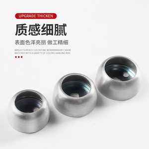 Stainless Steel Flange Base For <b>Wardrobe</b> Rods Wall Mount Thickened Corrosion Resistant Bathroom <b>Hardware</b> - Product Image 2