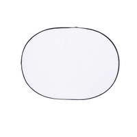 Kit de photographie portable 5 en 1 avec réflecteur de lumière rond et diffuseur - 110 cm pour studio et photographie vidéo