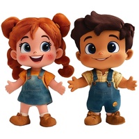 Peluche personnalisée OEM d'usine personnages de dessins animés personnalisés poupées en peluche créez votre propre conception fabricants de poupées Peluche personnalisées
