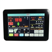 Contrôleur de rampe de chauffe programmable en plastique Teshow MF70HYC-A008 OEM ODM avec HMI pour four haute température, programmation IP43, RS485, 0.1°C