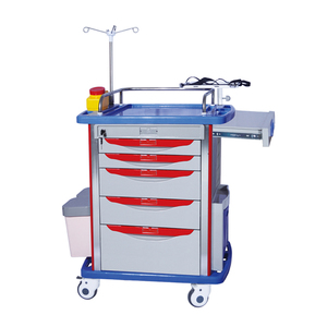 Hot Koop Concurrerende Prijs <span class=keywords><strong>Abs</strong></span> Plastic Staal Gemaakt Ziekenhuis Geneeskunde Lade Medische Winkelwagen <span class=keywords><strong>Trolley</strong></span> - Product Image 2