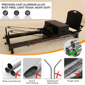 Torre Media Ajustable de Aleación de Aluminio para Pilates, para Uso Comercial en Estudios de Pilates, <span class=keywords><strong>Beneficios</strong></span> para la Salud para Principiantes - Product Image 6