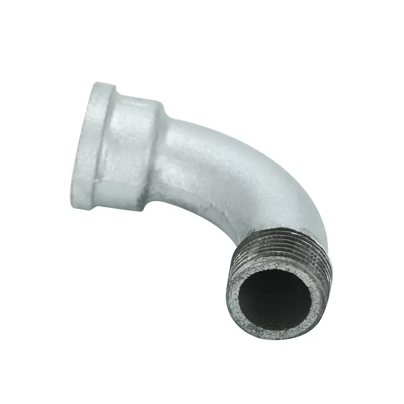 Factory custom metal tube bending band threaded rod bending parts malleable iron pipe fittings reducing elbow