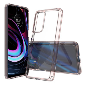 Funda de acrílico duro transparente para teléfono móvil, carcasa protectora completa para Motorola Edge <span class=keywords><strong>2021</strong></span> G50 G60 5G - Product Image 1