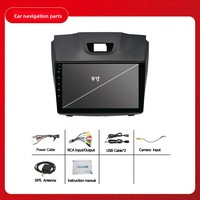 Radio para Auto con Sistema Android, Navegación GPS, Octa-Core, Doble DIN, Pantalla de 9 Pulgadas, para ISUZU D-MAX 2015-2017