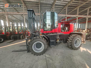 Chariot élévateur tout-terrain chinois OMT à direction arrière 4x4, <span class=keywords><strong>3</strong></span> tonnes, 5 tonnes, diesel, avec moteur EPA - Product Image 4