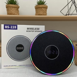 Multifunctional Wireless Speaker Audio Digital <strong>Clock</strong> Dynamic RGB Lights Blue Tooth Speakers <strong>Time</strong> Display TF Card FM Radio - Product Image 5