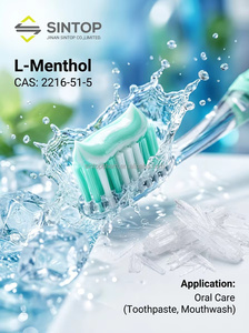 Livraison Rapide L-Menthol en Vrac Naturel Synthétique Qualité Alimentaire Cigarette Électronique <span class=keywords><strong>Menthe</strong></span> Glacée <span class=keywords><strong>Cristaux</strong></span> <span class=keywords><strong>de</strong></span> L-Menthol Pur CAS 2216-51-5 - Product Image 3