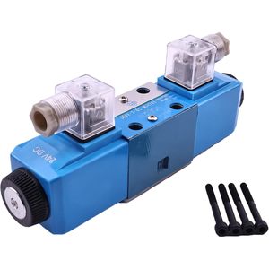 Válvula Direccional Solenoide YIHETOP DG4V-3-6C-M-U-H7-60 24V DC Control Hidráulico Puerto de 1/2 Pulgada Cuerpo Metálico - Product Image 1