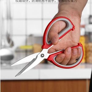 Ciseaux ménagers Pinheng en acier inoxydable, robustes, multifonctionnels, grande taille, pour la cuisine, l'artisanat et la découpe de viande - Product Image 4