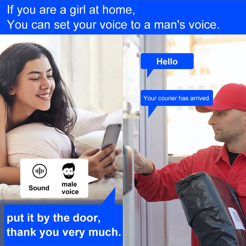1080P Smart Video Doorbell Camera APP Wireless Take Pictures Support Night Vision