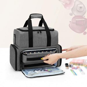 Échantillon Gratuit : Organisateur de Vernis à Ongles pour 80 Flacons avec 2 Compartiments Amovibles et Sections de Rangement pour Outils de Manucure - Product Image 6