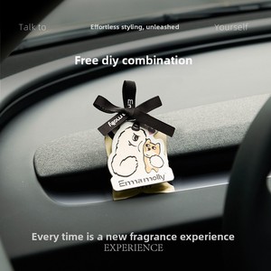 Emma Molly <span class=keywords><strong>Momo</strong></span> Cloud Sticky Notes Désodorisant de voiture en sachet parfumé sans alcool en papier, parfum longue durée - Product Image 2