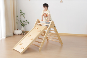 जॉली बच्चों Pickler त्रिकोण चढ़ाई त्रिकोण <span class=keywords><strong>Toddlers</strong></span> के लकड़ी के लिए खेल जिम बच्चों के फर्नीचर - Product Image 3