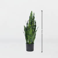 Arbre Artificiel en Pot de 55 cm, Réaliste et Hautement Simulé, en Plastique, Écologique, pour Intérieur, Durée de Vie de 3 Ans, Idéal pour la Maison - Vente Chaude