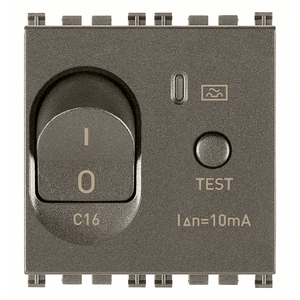 Mtdiff 1P + N สวิตช์ตัดวงจรโลหะ10mA C16ปุ่มทดสอบสวิตช์ขนาดเล็ก - Product Image 1