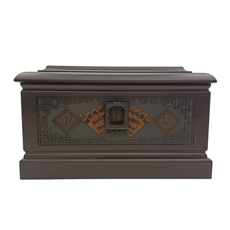 Wholesale moving graves burial funeral supplies shroud urns Wooden longevity box funeral supplies
