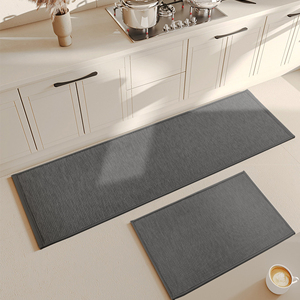 YOULTTAN Nouveau Style <span class=keywords><strong>Tapis</strong></span> <span class=keywords><strong>de</strong></span> <span class=keywords><strong>Cuisine</strong></span> en Caoutchouc Doux Absorbant l'Eau 45*75 Antidérapant pour la Maison - Product Image 4