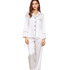 Fung 6001 Sexy Two Piece Silk Pyjamas Luxury Fashion Pajamas De Mujer Stain Bridesmaid Pajamas Sets For Women