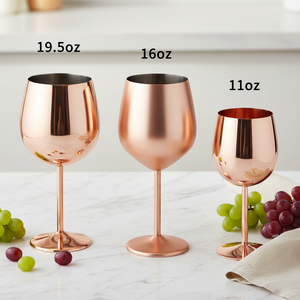 Ensemble de <span class=keywords><strong>verres</strong></span> à vin de luxe personnalisés en acier inoxydable – Gobelets uniques à tige colorée, outils de bar pour cocktails et <span class=keywords><strong>verres</strong></span> à vin rouge - Product Image 1