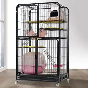 QQPET New design Cat Cage Cat Scratching post cat cage for sale cheap