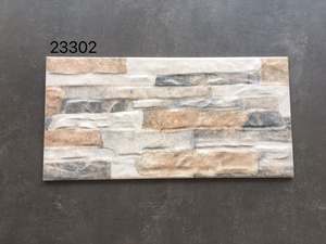 Prix <span class=keywords><strong>d</strong></span>'usine 300x600 Carrelage mural extérieur en porcelaine verte <span class=keywords><strong>d</strong></span>écorative Technique de mosaïque Style européen pour l'extérieur de la maison - Product Image 4