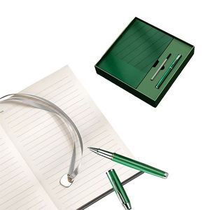 Agenda de Cuero y Metal Personalizada Premium 2025, Juego de Regalo con Bolígrafo en Caja, para Empresas - Product Image 4