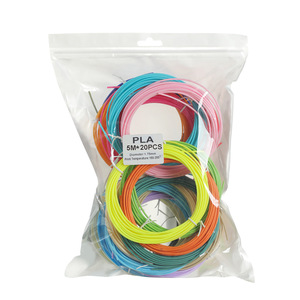 Filamento PLA de 1.75mm y 5m de SanDi Thinking para bolígrafo de impresión 3D, 20 colores para dibujo y graffiti infantil - Product Image 3