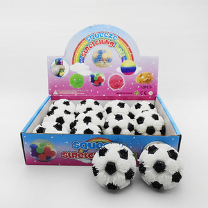 Pelota de Fútbol Brillante Jincan, Juguete Peludo Unisex, Color Blanco y Negro, Material TPR, Antiestrés, Creativo, para Niños - Product Image 6