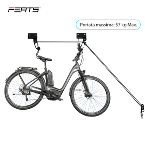 Élévateur de vélo électrique robuste et Durable, capacité de levage de 57 kg, Max, <span class=keywords><strong>Garage</strong></span>, boîtes de toit, échelle - Product Image 2
