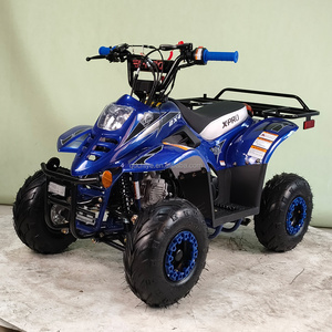 <span class=keywords><strong>Quad</strong></span> 4 roues CE 125cc avec éclairage LED, gros pneus 19"/18", bleu araignée, pack usine - Product Image 3