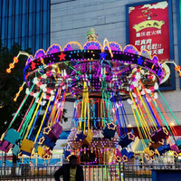 Manège des chaises volantes pour enfants 16/24 places, modèle Angel coloré, pour parc d'attractions
