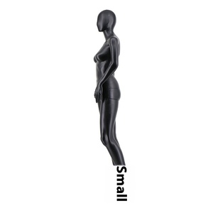 Faceless Abstract Black <strong>Plastic</strong> <strong>Female</strong> Model Full Body Plus-Size Women's African <strong>Dummy</strong> Display Stand Factory Outlet Clothing - Product Image 4