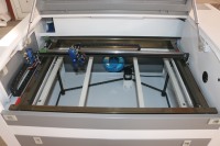 Máquina de Grabado y Corte Láser de CO2, Incisore Láser para Piedra, Goma, Vidrio y Madera con Refrigeración por Agua