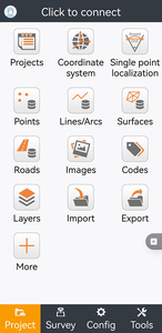 תוכנת סקר שטח אמינה CHC Landstar8 עם מערכת הפעלה אנדרואיד עבור בקרים ניידים, סקר GNSS <span class=keywords><strong>RTK</strong></span> מדויק במיוחד - Product Image 4