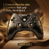 Control Inalámbrico BT P4 con Doble Motor de Vibración, Batería de 450mAh, Diseño Delgado, Compatible con PC, Android, Lite, Smart TV y Videojuegos